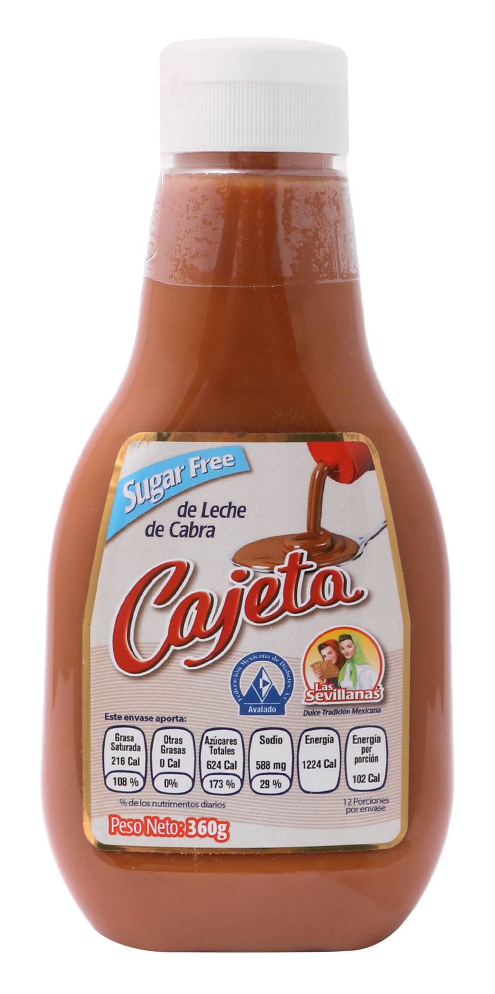 Las Sevillanas · Cajeta leche cabra sin azúcar (360 g)