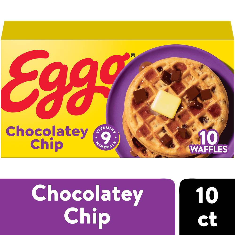 Eggo Kellogg's Chocolatey Chip Waffles (12.3 oz, 10 ct)