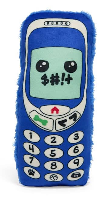 Petco Cell Phone Plush Dog Toy, Small