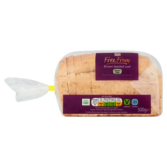 Co-Op Free From Brown Seeded Loaf 500g