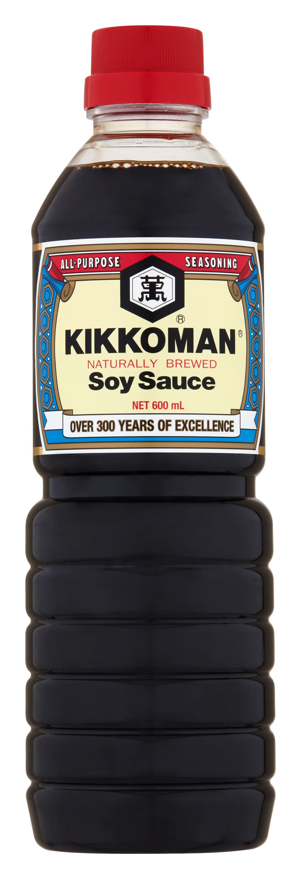 Kikkoman Naturally Brewed Soy Sauce (600mL)