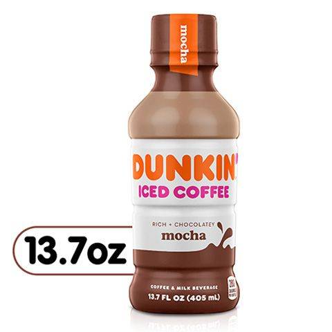 Dunkin Donuts Iced Coffee Mocha 13.7oz