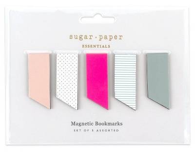 Sugar Paper Essentials Magnetic Bookmark Set, Asssorted (5 ct)