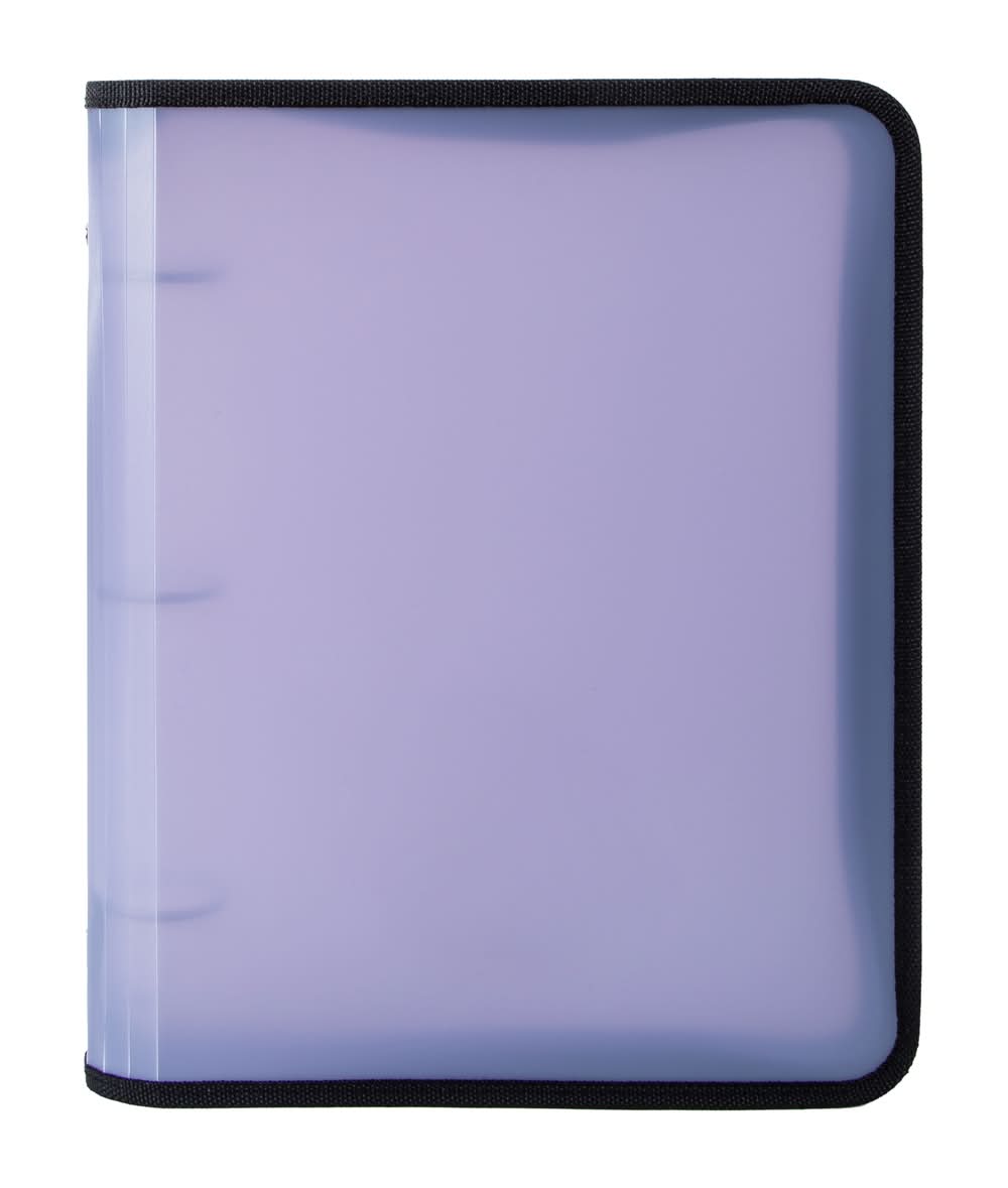 Zipper Binder Purple