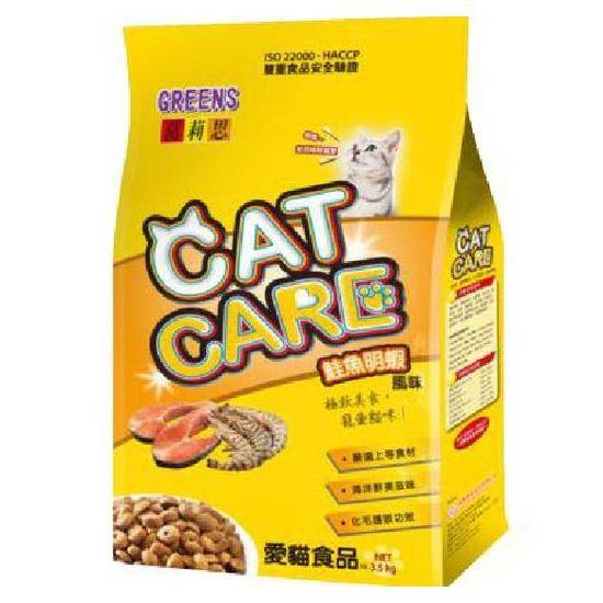 葛莉思CAT CARE貓食-鮭魚明蝦3.5kg
