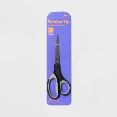 up&up Home & Office Scissors, 8" , Black
