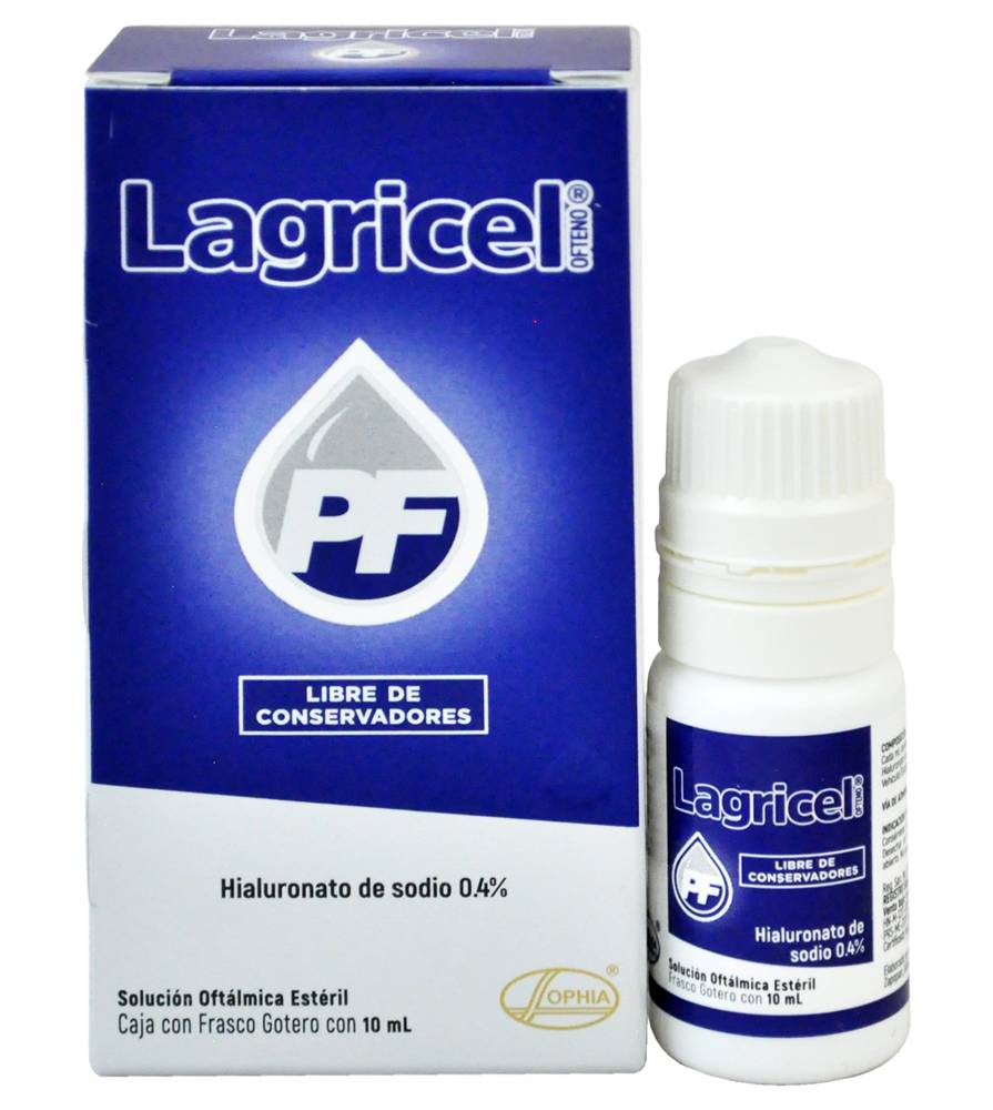 LAGRICEL OFTENO PF SOL OFT 0.4% FCO*10ML