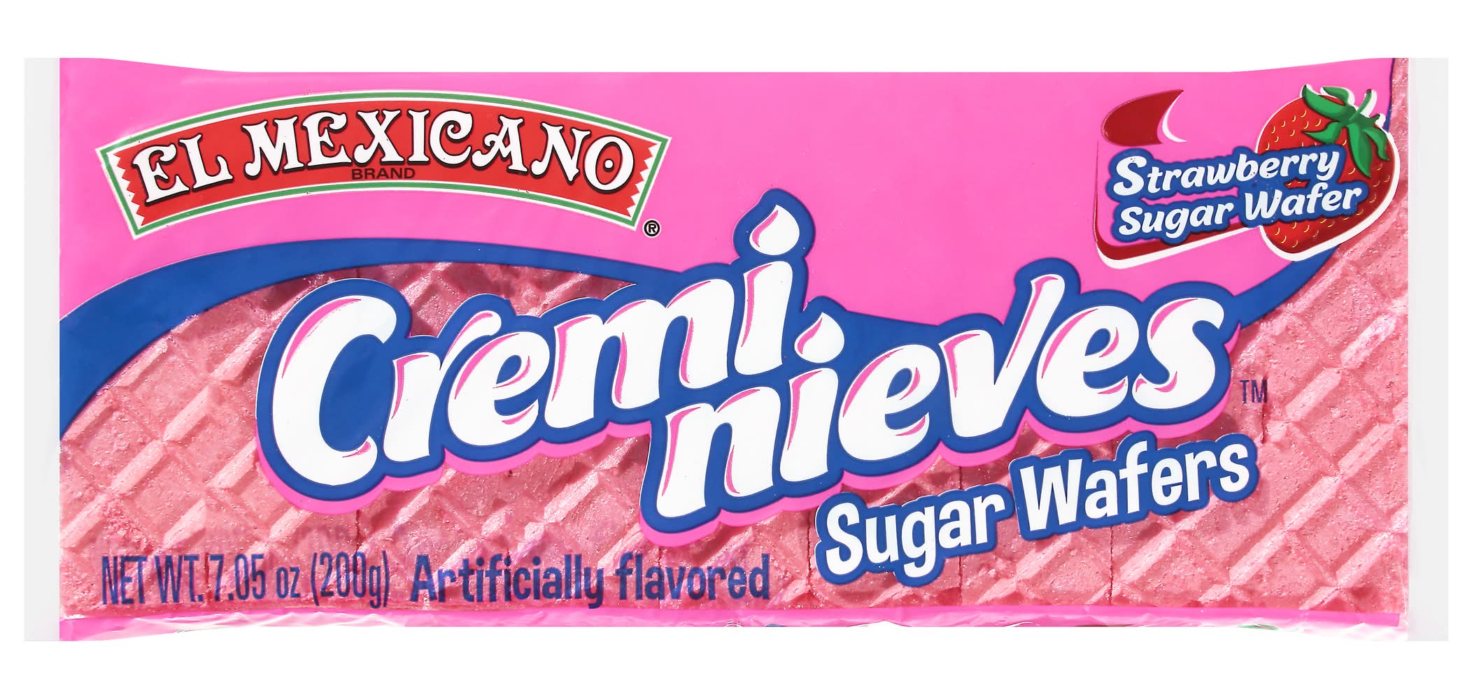 El Mexicano Cremi Nieves Strawberry Sugar Wafers (7.05 oz)