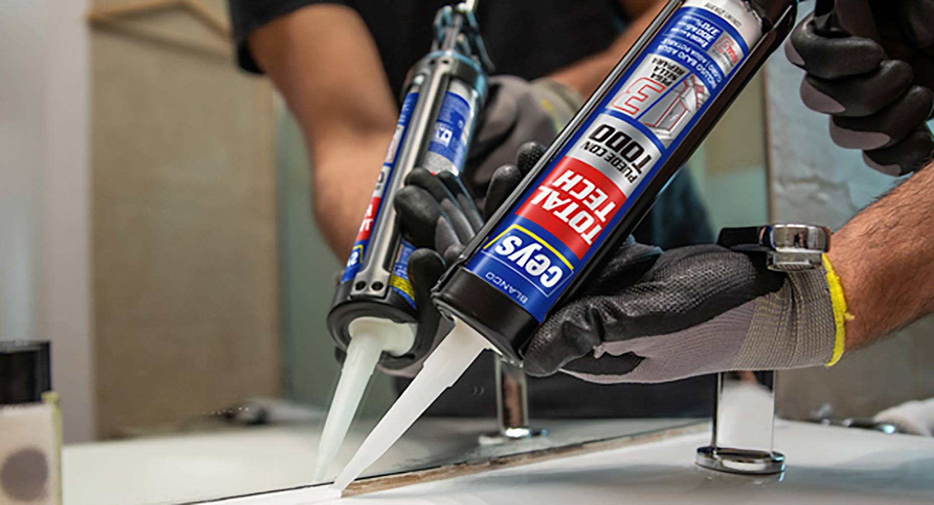 Cola e veda total tech universal 290 ml branco Ceys