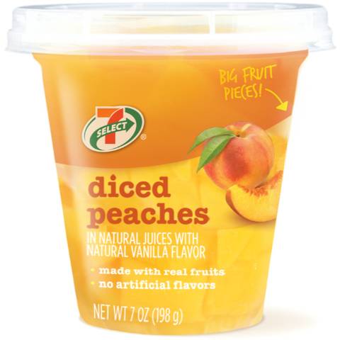 7-Select Diced Peaches in Vanilla