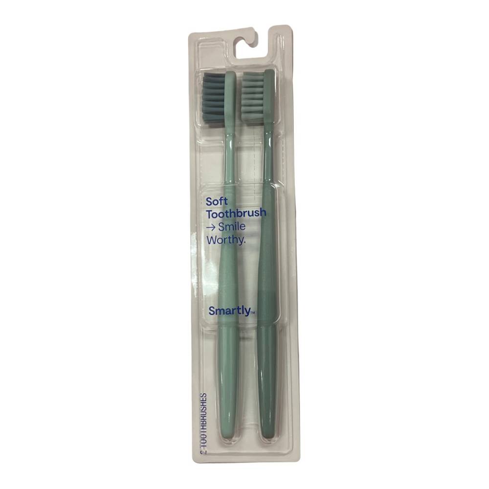 Manual Toothbrush - 2ct - Driftwood - Smartly™