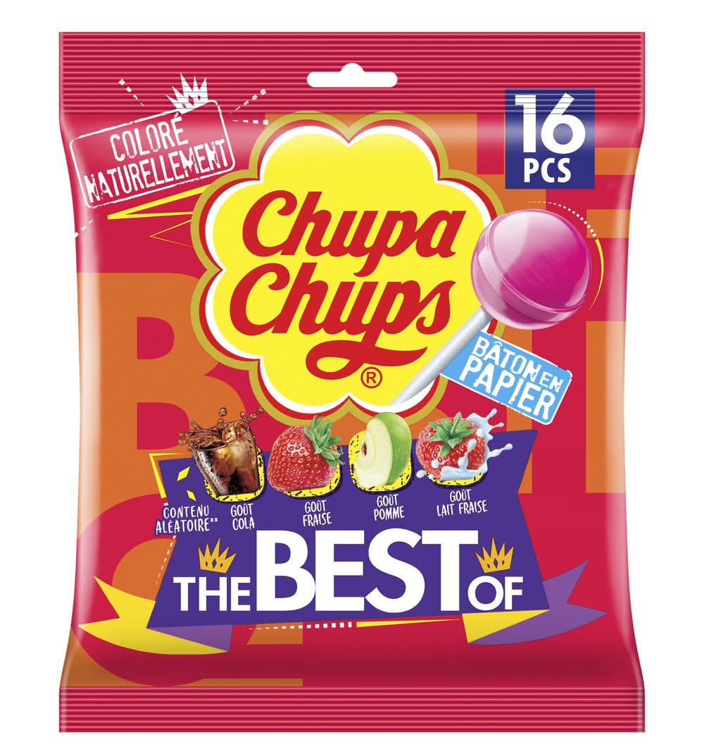 Chupa Chups - The best of sucettes, assortis (16)