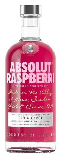 Absolut · Vodka, raspberri (750 ml)