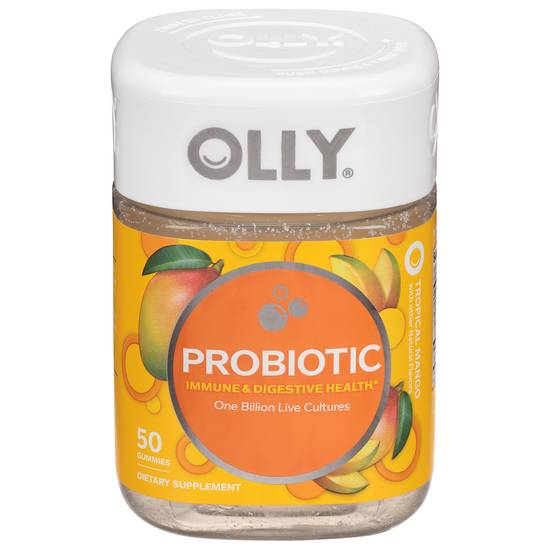 Olly Tropical Mango Probiotic Gummies (50 ct)
