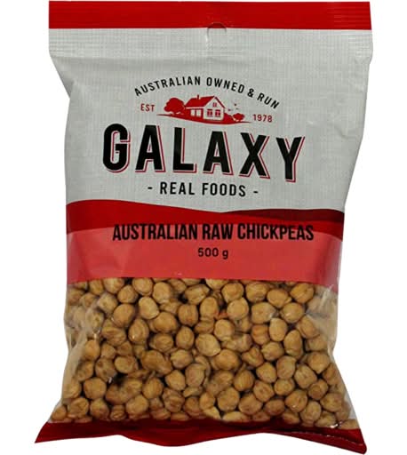 Galaxy Australian Raw Chickpeas 500g