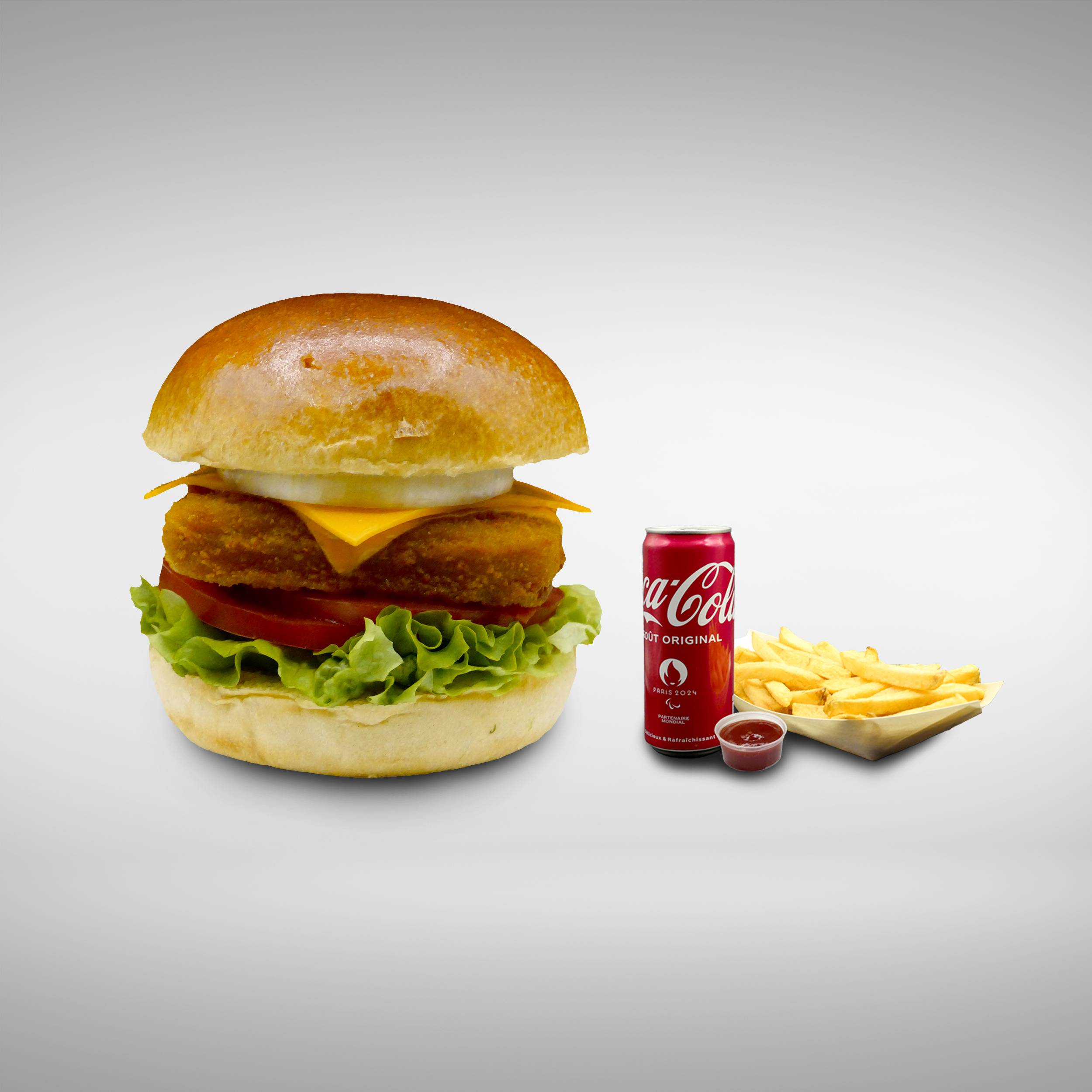 Menu fish burger
