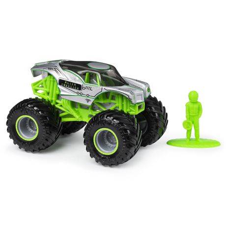 Alien Invasion Monster Truck Monster Jam 1:64 2 Pack Alien Invasion