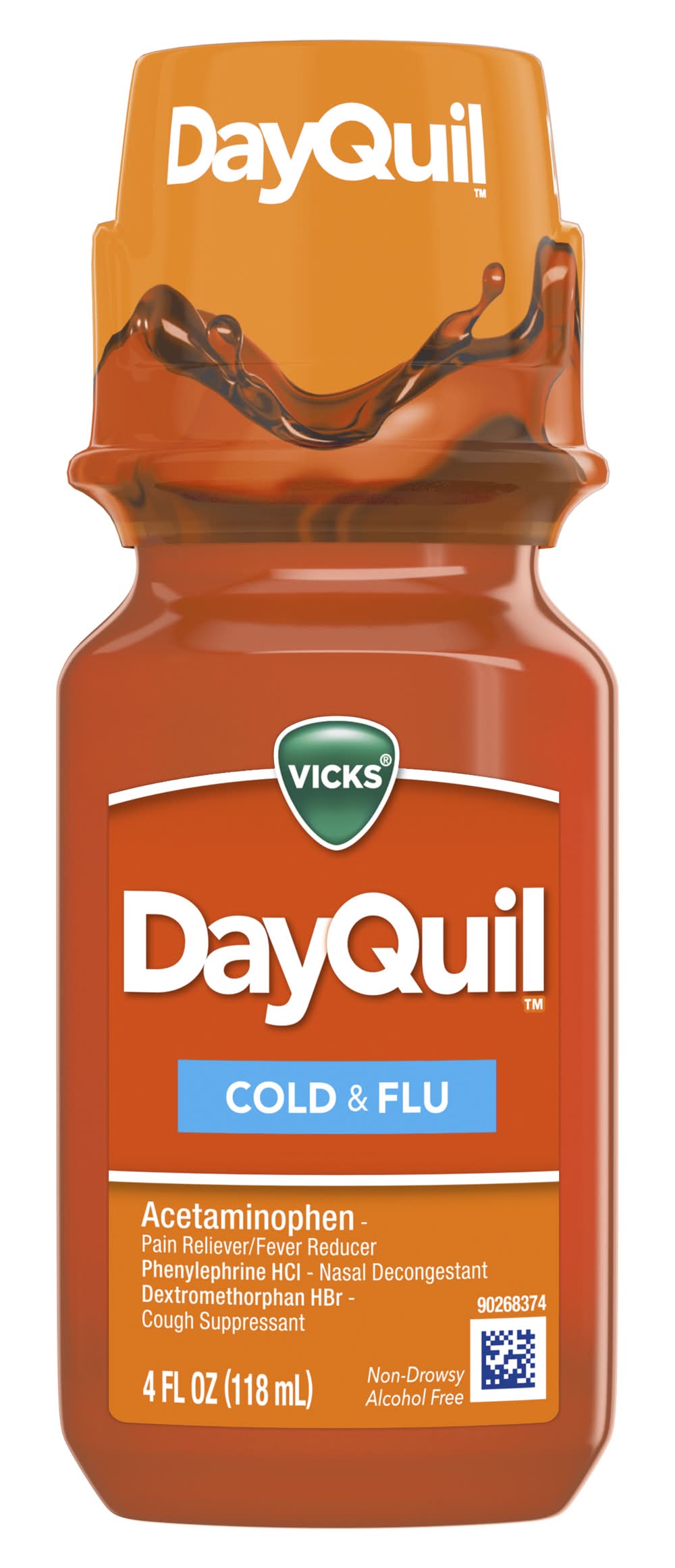Vicks Day Quil Cold and Flu Daytime Relief Liquid