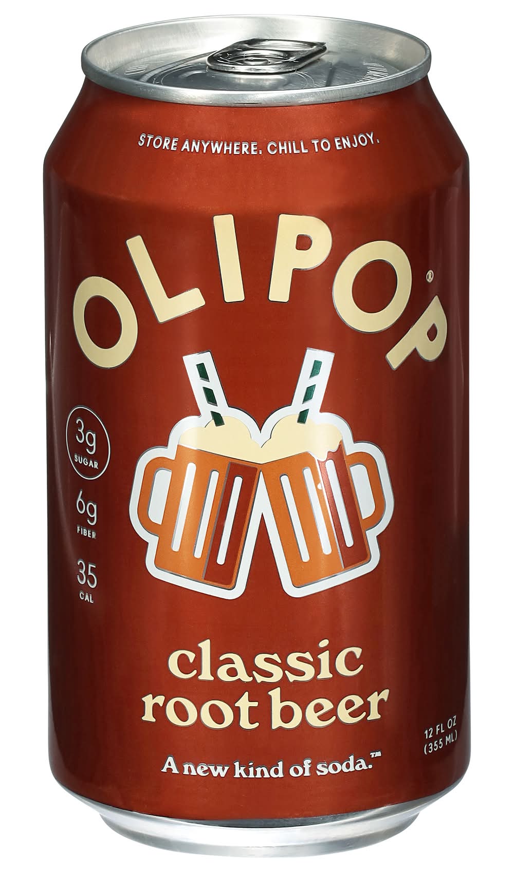 Olipop Classic Root Beer (12 fl oz)