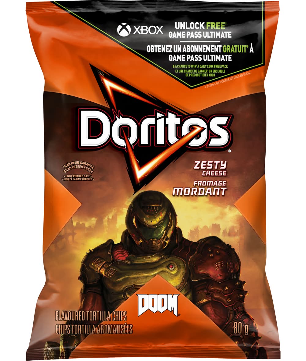 Doritos Zesty Cheese Tortilla Chips (80 g)