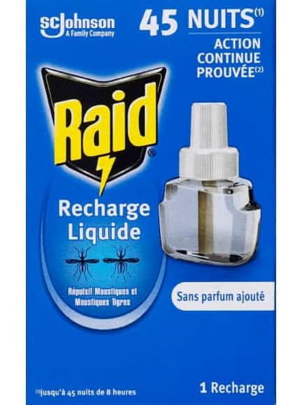 Raid - Recharge répulsifs moustiques liquide (32ml)