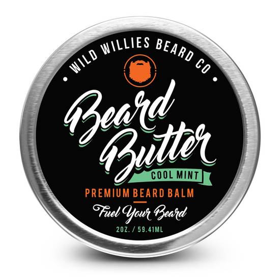 Wild Willies Beard Butter, Cool Mint, 2 OZ