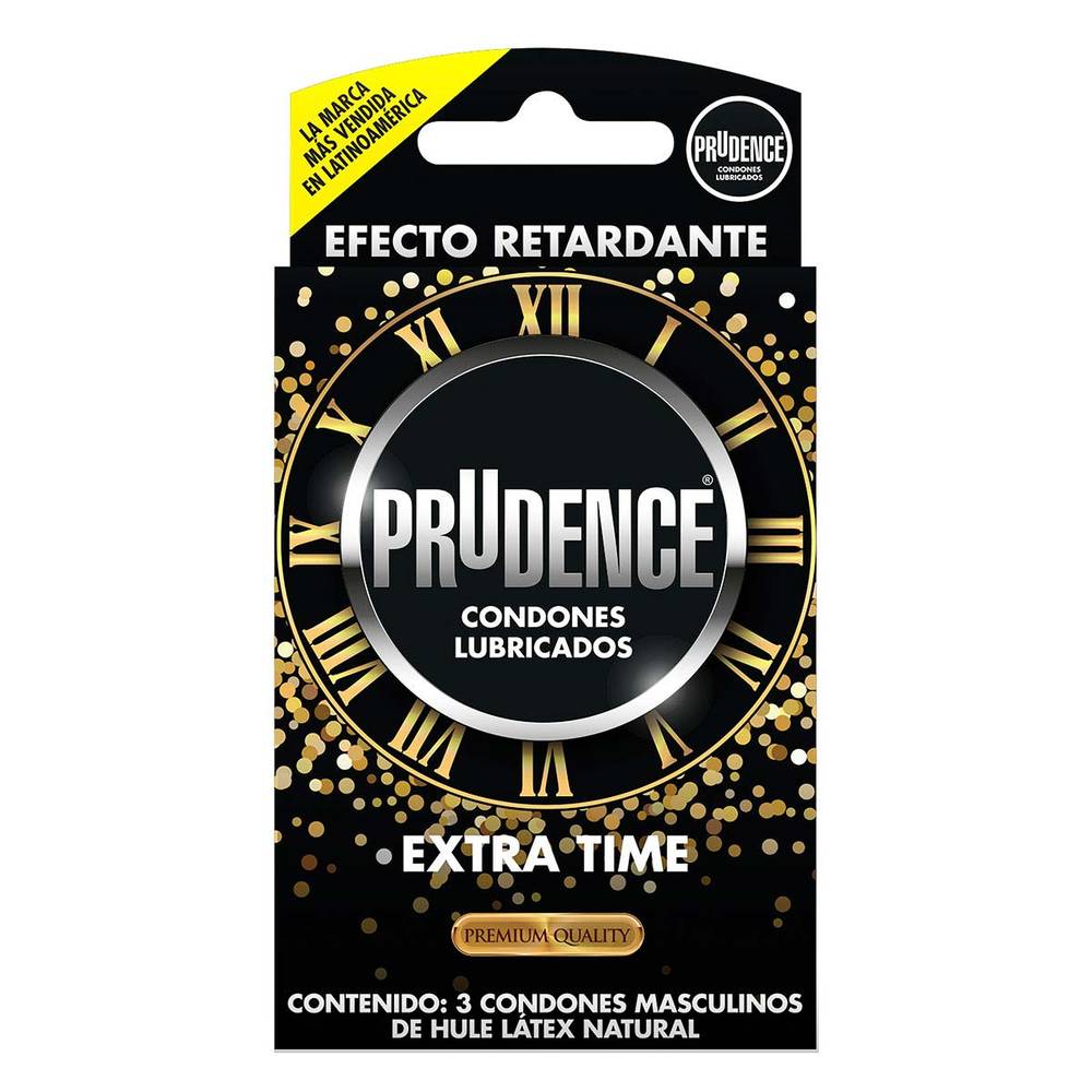 Prudence condones con efecto retardante (pack 3 piezas)