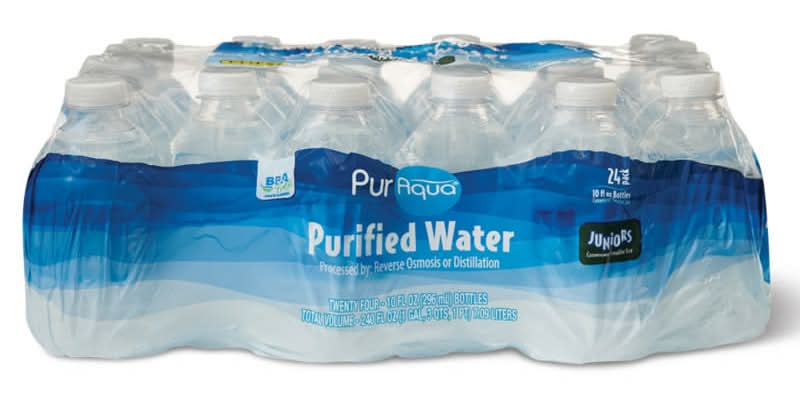 PurAqua Purified Water, 24 pack
