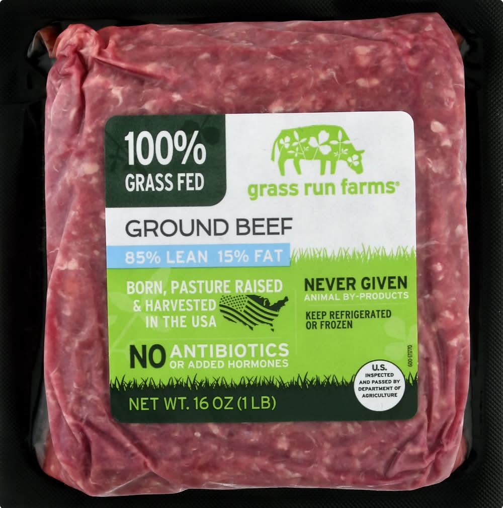 Grass Run Farms Ground Beef (16 oz)