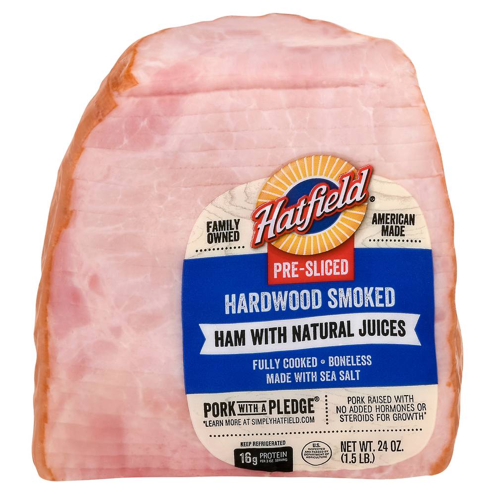 Hatfield Hardwood Smoked Pre-Sliced Ham (1.5 lbs)