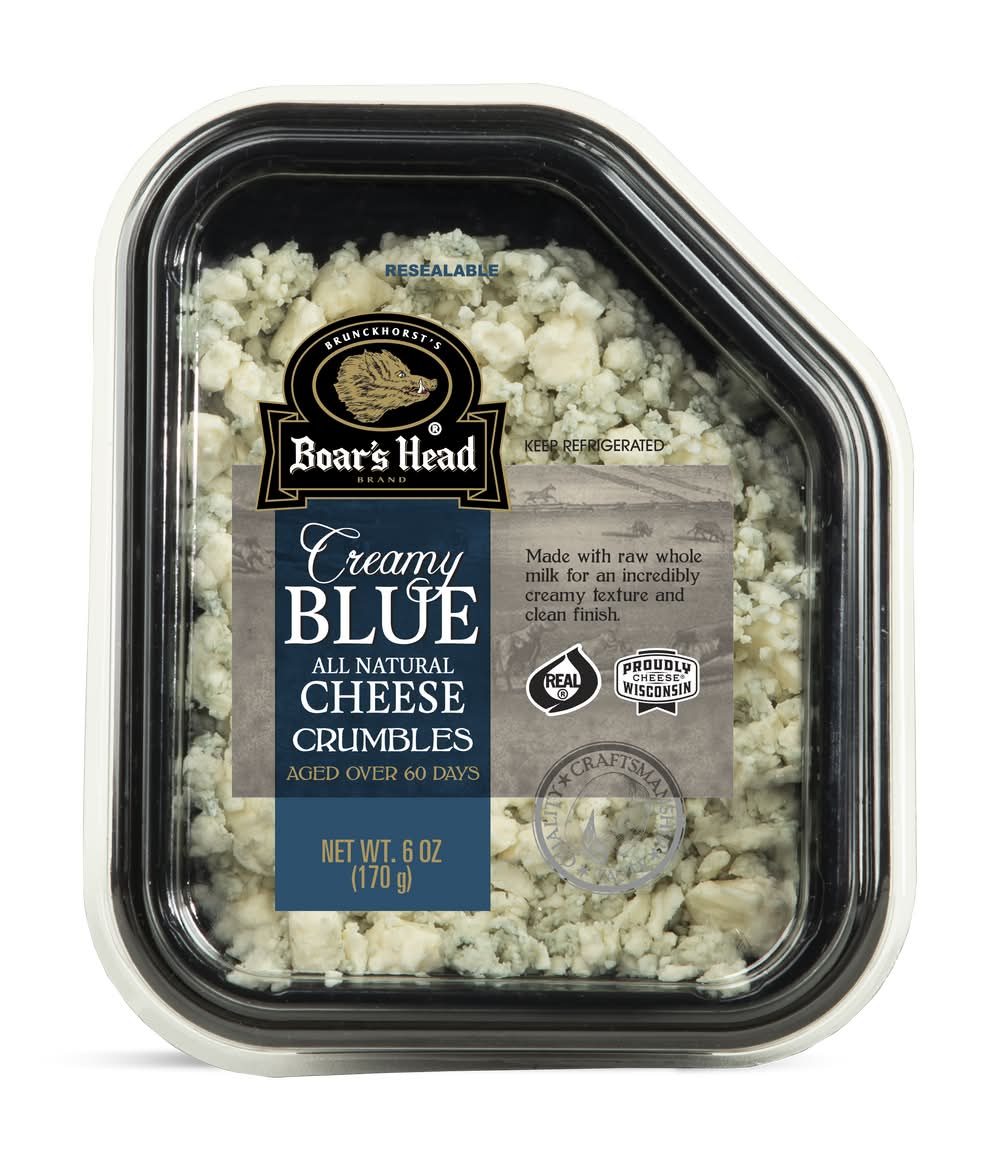 Boar's Head Creamy Blue Cheese Crumbles (6 oz)