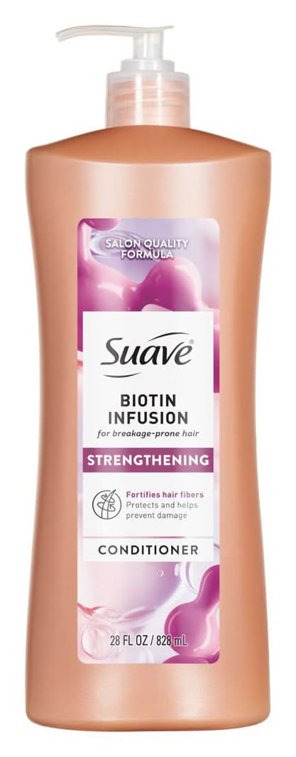 Suave Biotin Infusion Strengthening Conditioner For Breakage Prone Hair 28 Oz