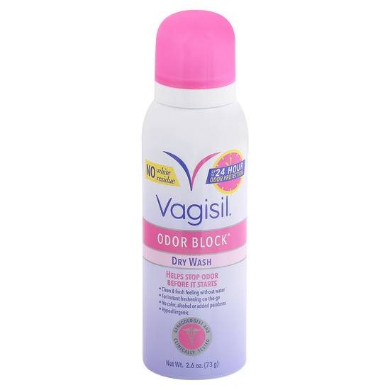 Vagisil Odor Block Dry Wash Deodorant Spray (2.6 oz)