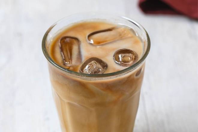 Café latte glacé