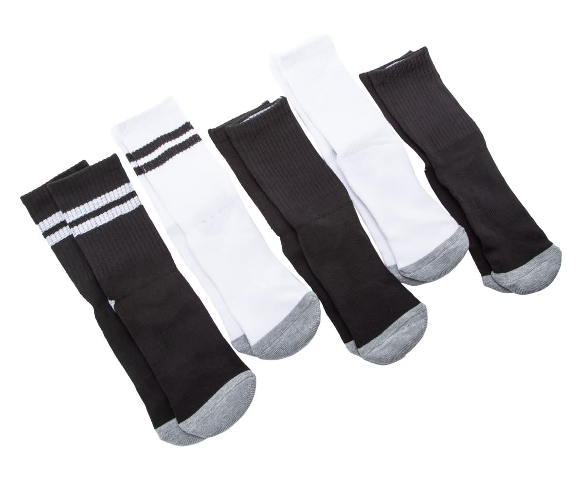 Series-8 Fitness™ Ladies Performance Low Crew Socks 5-Pack