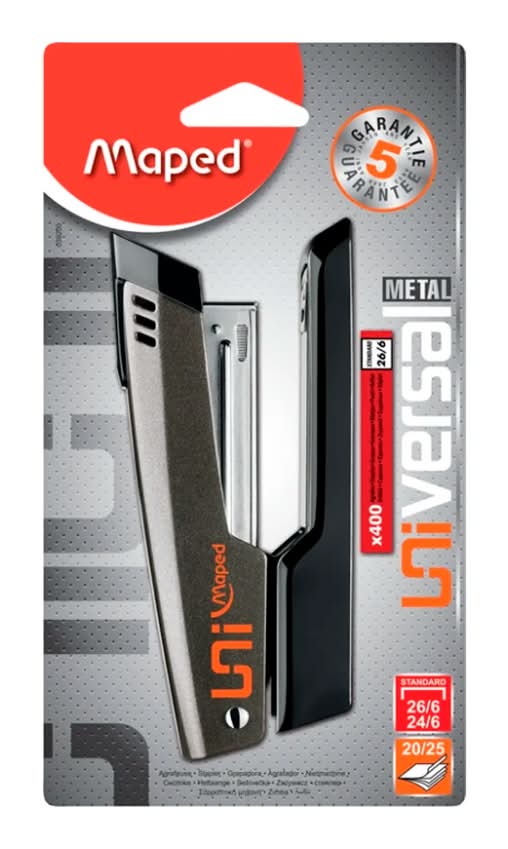 Maped - Agrafador universal +400 agrafos, 1 unidade