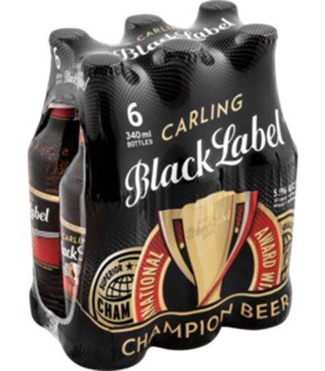 Black Label Bottle 6 Pack