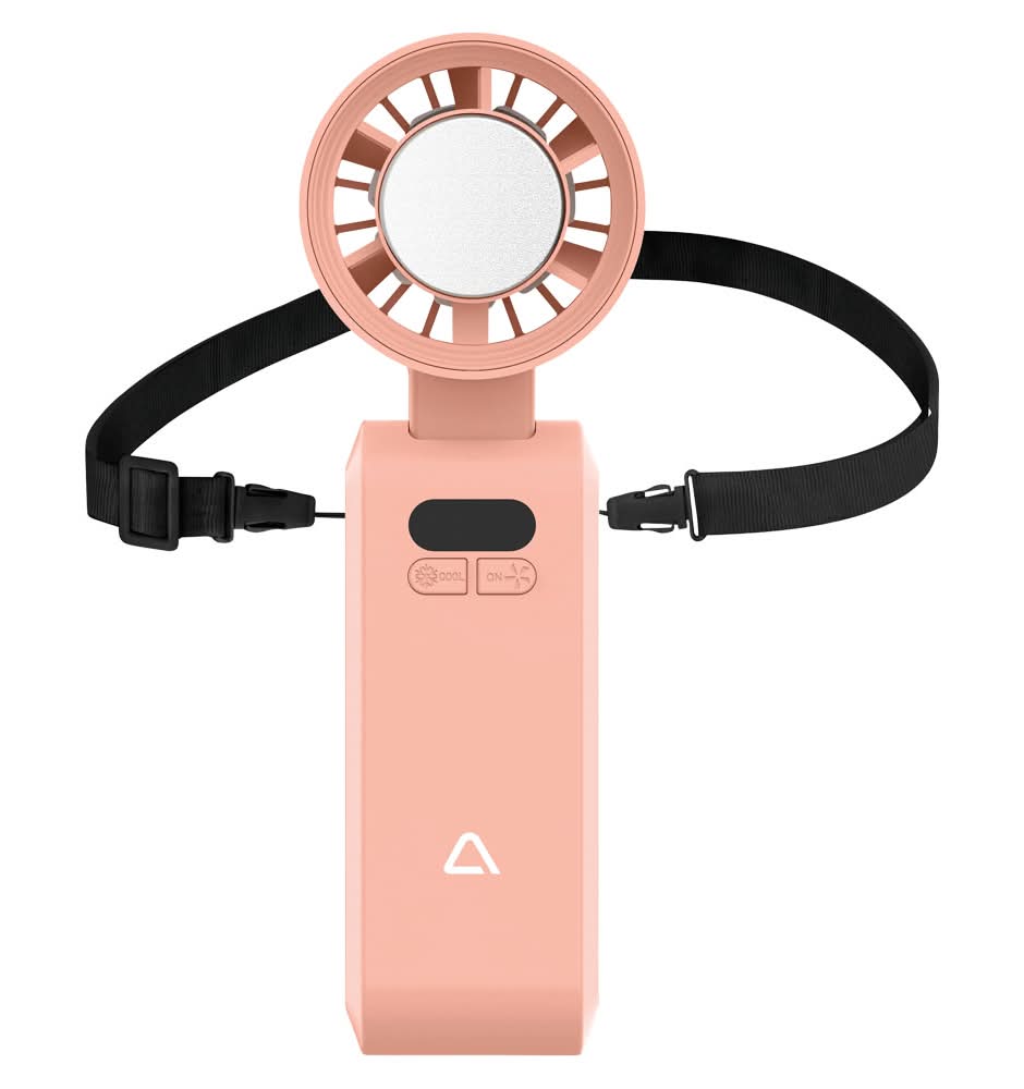 Ambiano Pink Portable Ice Fan