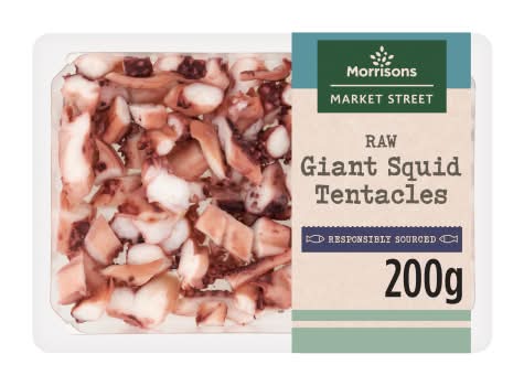 Morrisons The Fishmonger's on Market Street Raw Giant Squid Tentacles (200g)