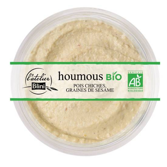 Houmous bio - l'atelier blini - 160g e