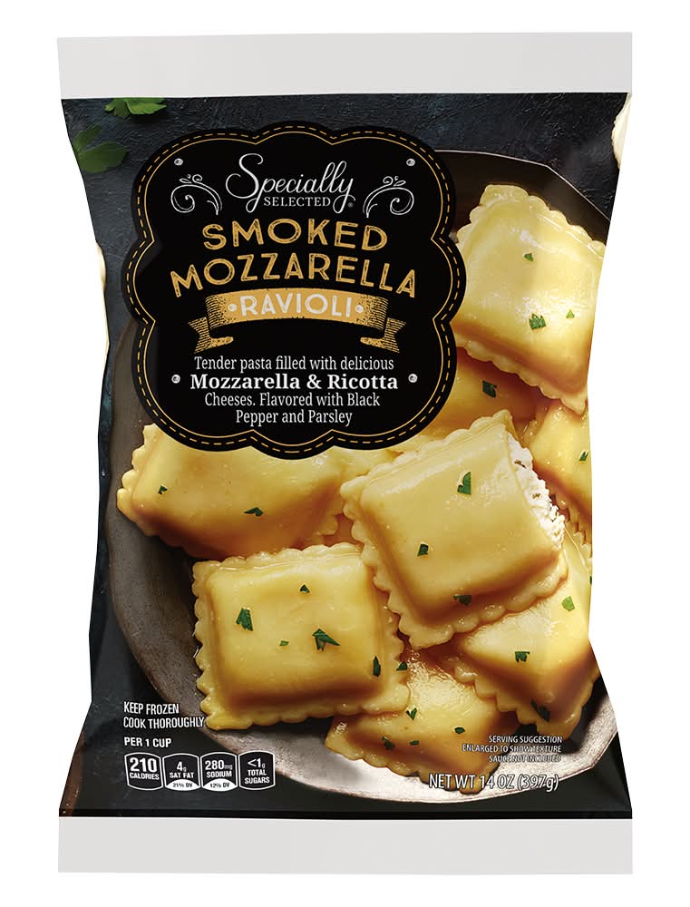 Specially Selected Tender Ravioli Pasta, Smoked Mozzarella (14 oz)