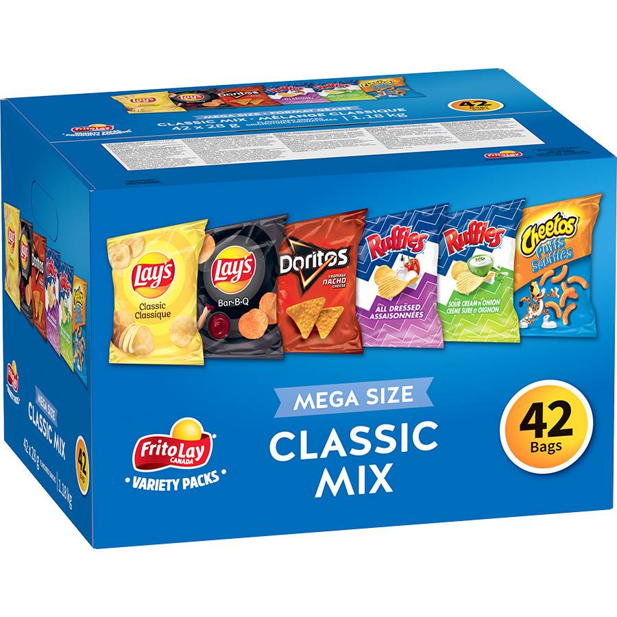 Frito-Lay Variety packs Classic Mix Flavoured Snacks (assorted)