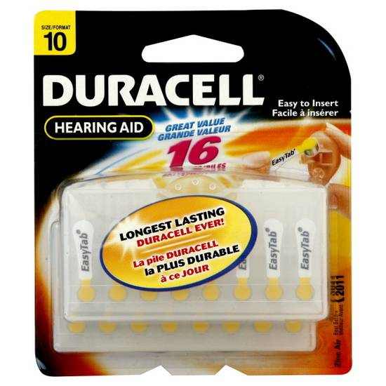 Duracell Size 10 Hearing Aid Batteries