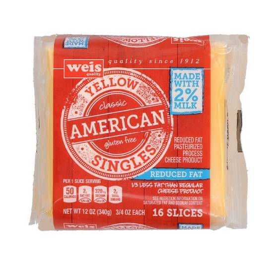 Weis Yellow Classis American Cheese Slices