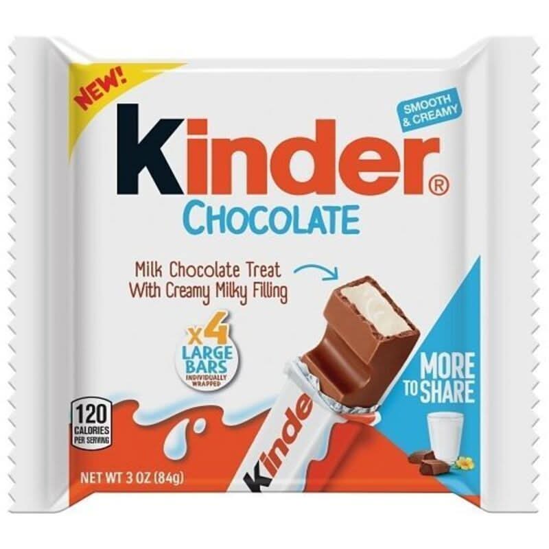 Kinder Bar Chocolate 3oz