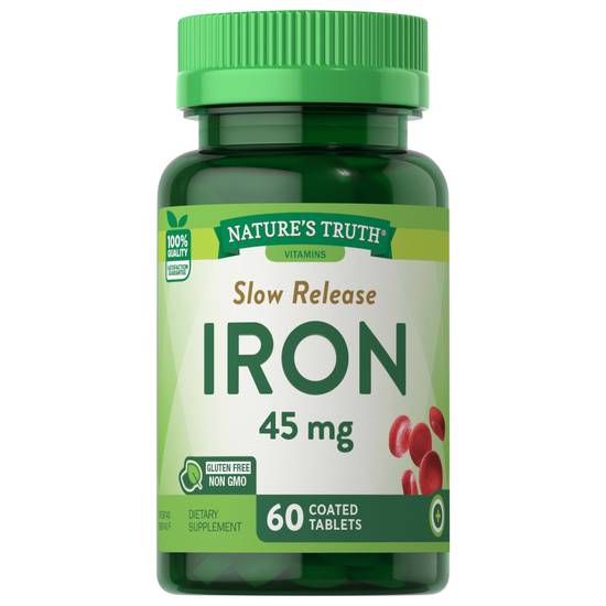 Nature's Truth Slow Release Iron 45 mg (60 tablets)