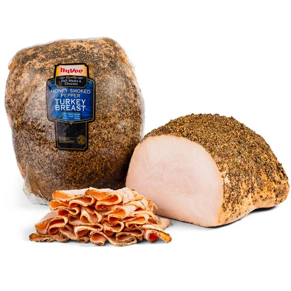 Hy-Vee Quality Sliced Honey Smoked Peppered Turkey Breast