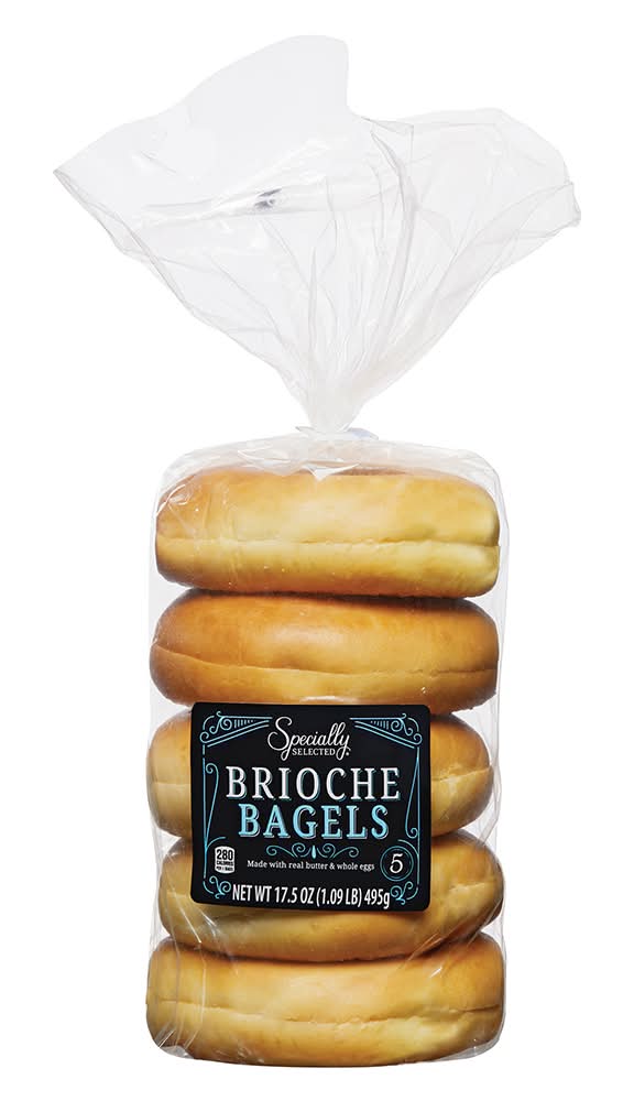 Specially Selected Bagels, Brioche (17.5 oz)