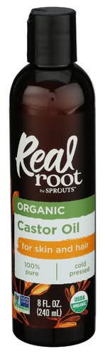 Real Root Organic Castor Oil For Skin and Hair