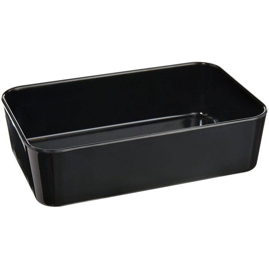 Black Melamine Guest Towel Caddy, 5.3in x 8.6in